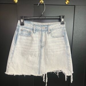 American Eagle Outfitters Light Blue Denim Skirt
